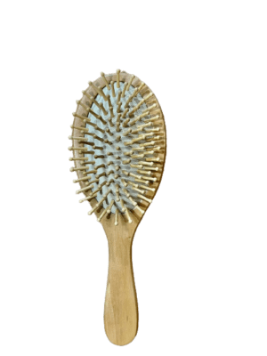 wooden paddle comb